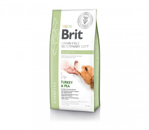 Brit GF Veterinary Diets Dog Diabetes sausas pašaras šunims 12 kg (galiojimas iki 2026.05.02)