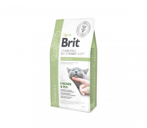 Brit GF Veterinary Diets Cat Diabetes sausas pašaras katėms 5 kg