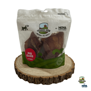 Džiovintos vidutinės kiaulių ausys šunims - Paddock Farm Medium Pig Ears - 5 vnt.