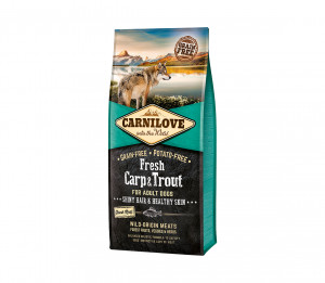 Carnilove Fresh Carp&Trout for Adult sausas pašaras šunims 1,5 kg
