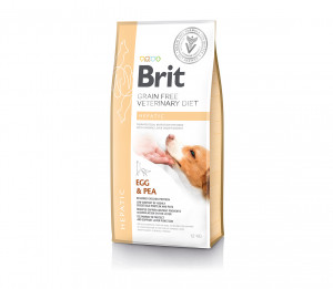 Brit GF Veterinary Diets Dog Hepatic sausas pašaras šunims 12 kg