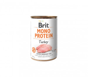 Brit Care konservuotas pašaras šunims Mono Protein Turkey 400 g