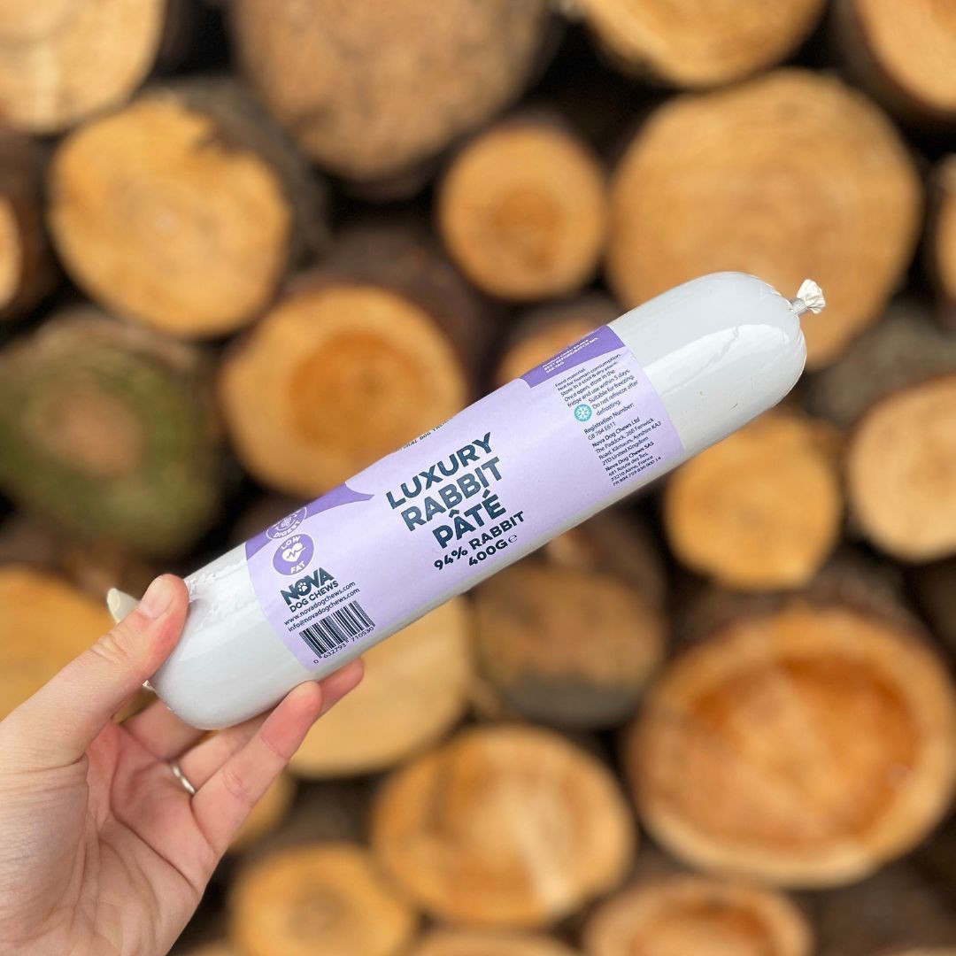 Triušienos paštetas šunims – Paddock Farm Luxury Rabbit Pate - Image 2