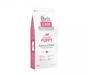 Brit Care Puppy Salmon&Potato sausas pašaras šuniukams su lašiša ir bulvėmis 1 kg