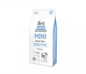 Brit Care Mini Sensitive sausas pašaras mažų veislių šunims 7 kg