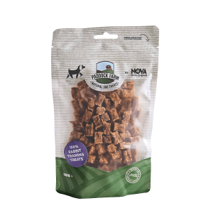 Skanėstai dresūrai šunims su triušiena – Rabbit Training Treats, 100 g – Paddock Farm