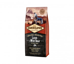 Carnilove Lamb&Wild Boar for Adult  sausas pašaras šunims 12 kg