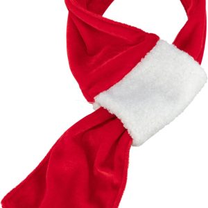 Trixie Xmas Šalikas 90cm, raudonas/baltas