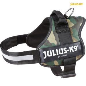 K9®Powerharness petnešos šuniui , 2XL/3: 82-116 cm/50 mm, kamufl.