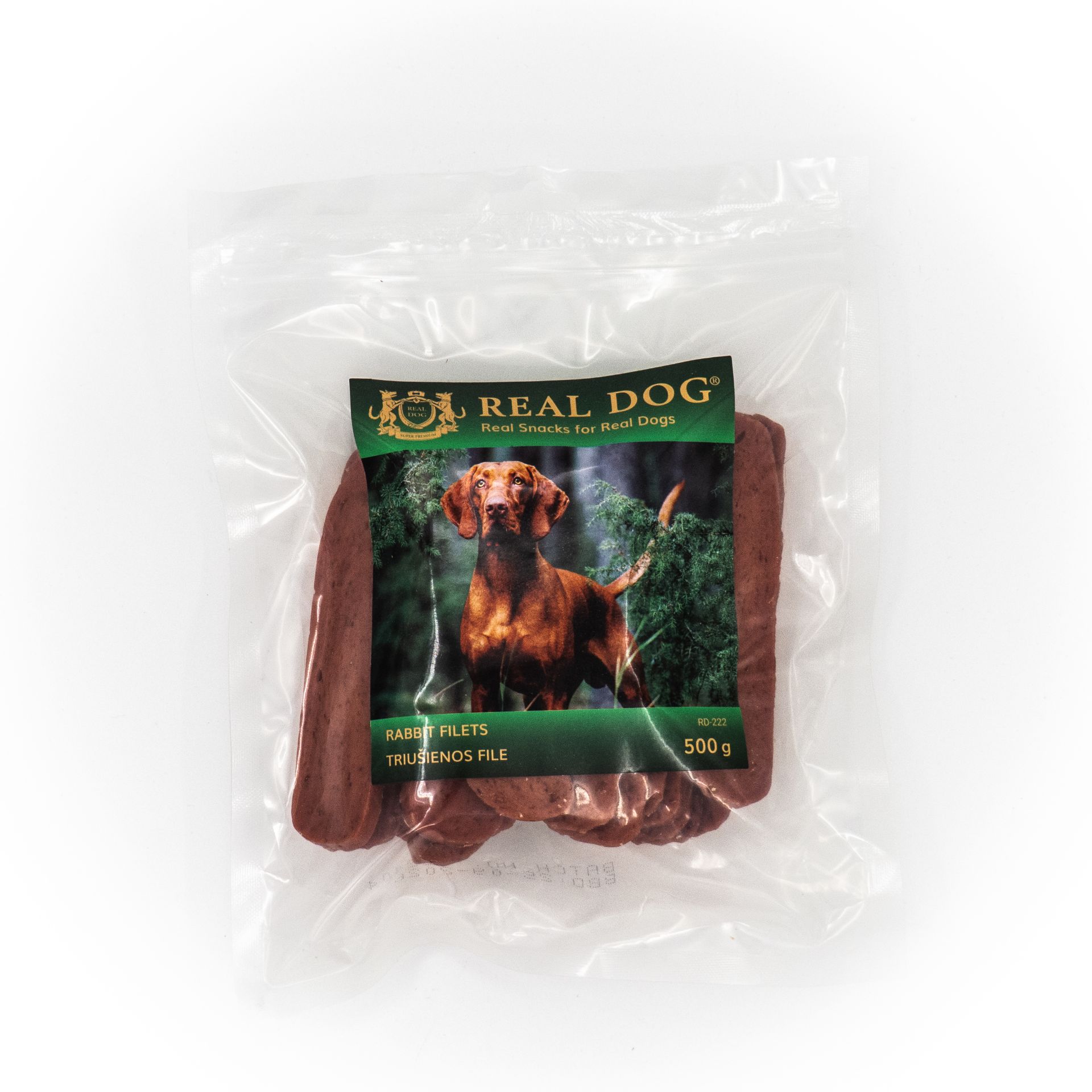 Real Dog SNACKS Triušienos file 500g