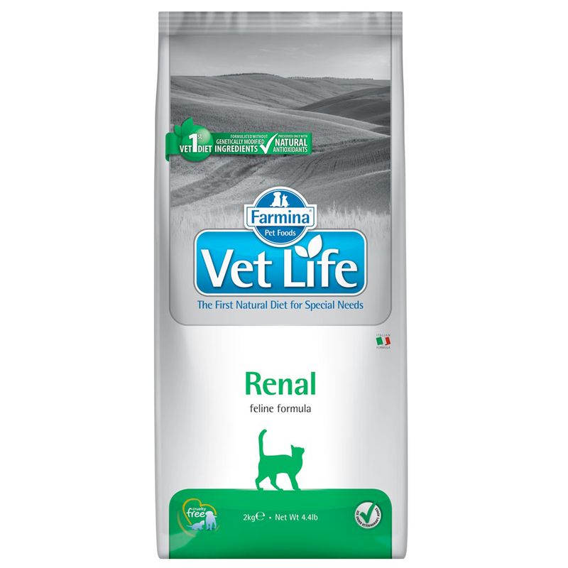 Farmina Vet Life Cat Renal sausas pašaras katėms 2 kg