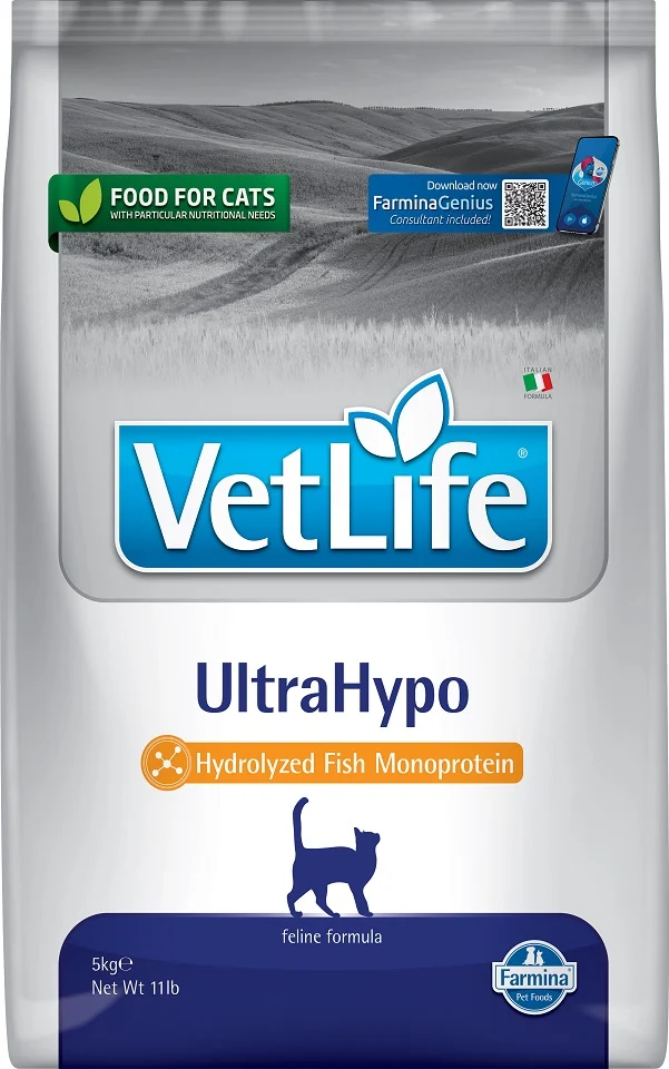 Farmina Vet Life Cat Ultrahypo sausas pašaras katėms 5 kg