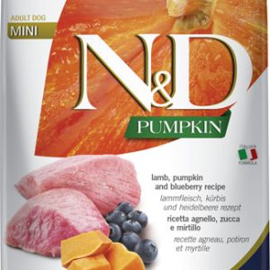 FARMINA N&D PUMPKIN - DOG Dry Lamb&Blueberry ADULT MINI 7 kg
