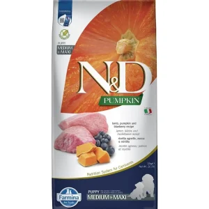 FARMINA N&D PUMPKIN - DOG Dry Lamb&Blueberry ADULT MED&MAX 12 kg