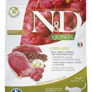 FARMINA N&D QUINOA - CAT Dry URINARY Duck&Cranberry ADULT 300 gr