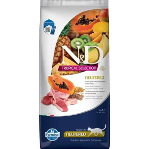 FARMINA N&D TROPICAL SELECTION - CAT Dry Lamb, Spelt, Oats NEUTERED 10 kg
