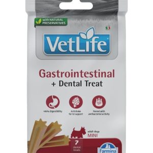FARMINA  VET LIFE - DOG TREAT - GASTROINTESTINAL ADULT MINI 60 g