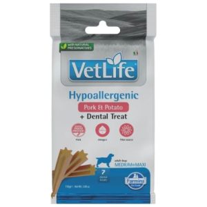 FARMINA  VET LIFE - DOG TREAT - HYPOALLERGENIC Pork&Potato ADULT MED&MAX 100 g