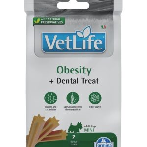 FARMINA  VET LIFE - DOG TREAT - OBESITY ADULT MINI 60 g