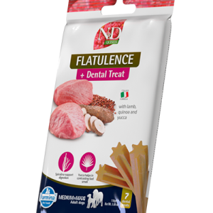 FARMINA N&D QUINOA - DOG TREAT - FLATULENCE Lamb&Yucca ADULT MED&MAX 100 g