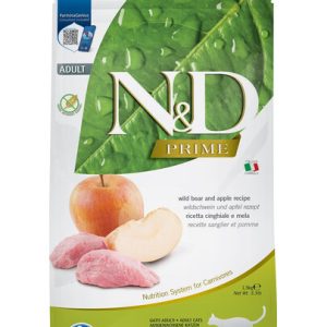 FARMINA N&D PRIME - CAT Dry Wild Boar&Apple ADULT 1,5 kg