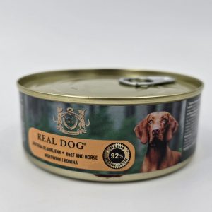 0006007 rd70318 real dog sp wet beef and horse for adult dogs 240 g pak24