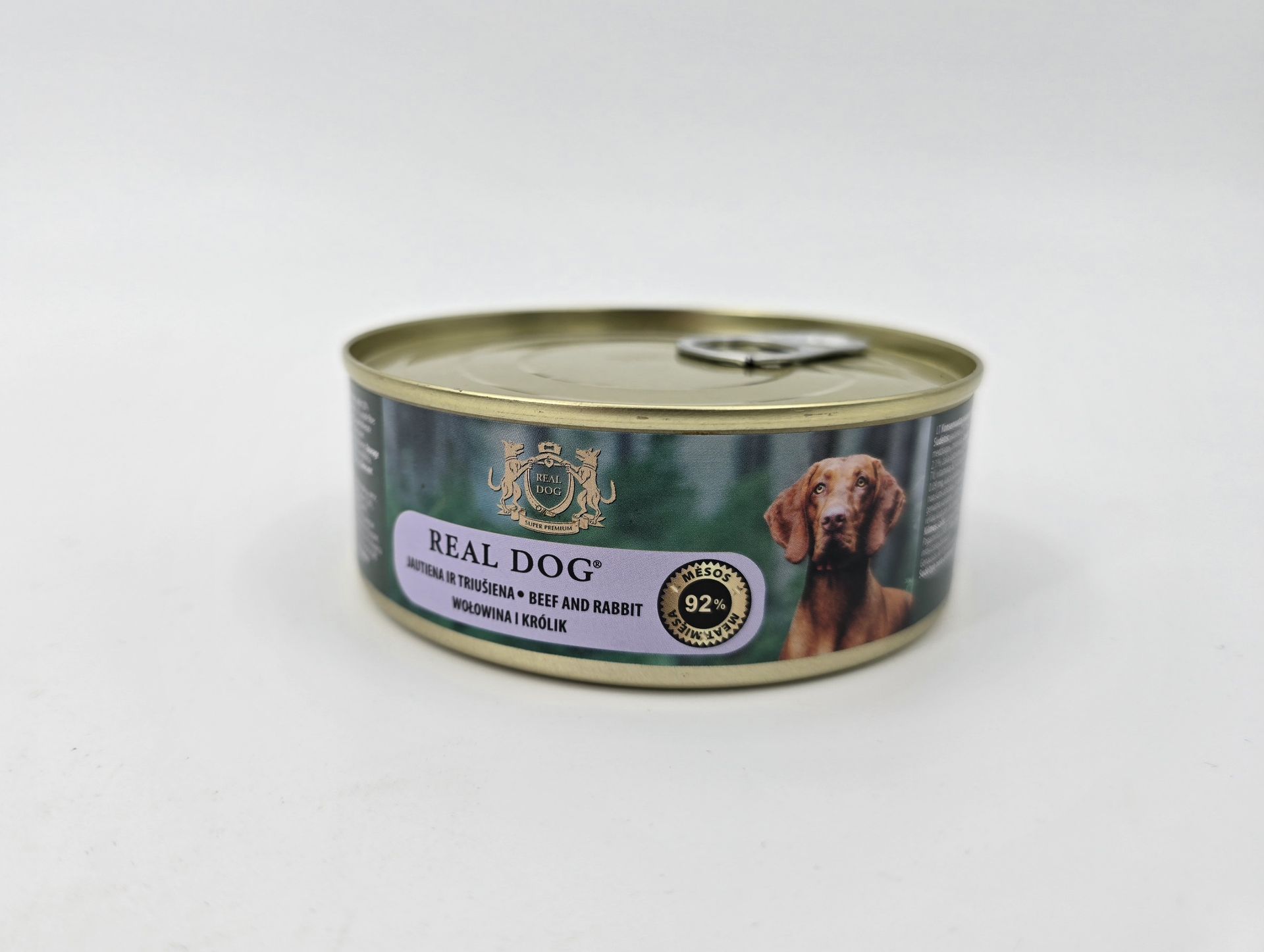 0006009 rd70363 real dog sp wet beef and rabbit for adult dogs 240 g pak24