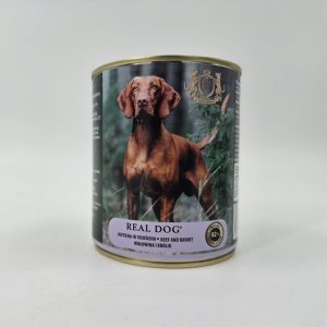 0006010 rd70332 real dog sp wet beef and rabbit for adult dogs 800 g pak6