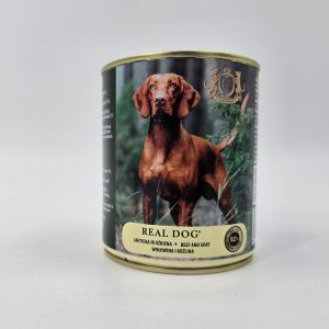 0006012 rd70349 real dog sp wet beef and goat for adult dogs 800 g pak6