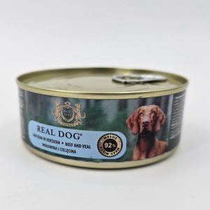 0006013 rd70387 real dog sp wet beef and veal for adult dogs 240 g pak24