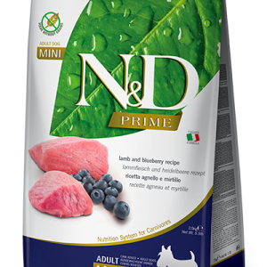 FARMINA N&D PRIME - DOG Dry Lamb&Blueberry ADULT MINI 800 g