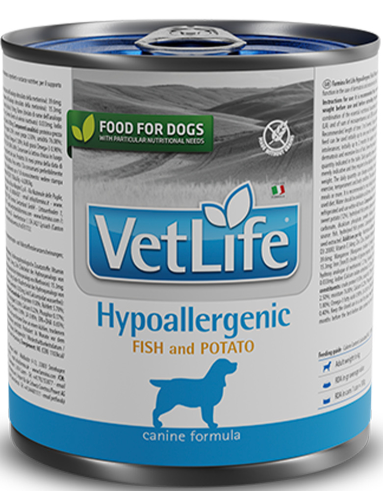 armina Vet Life Dog Hypoallergenic Fish & Potato konservai šunims 300 g