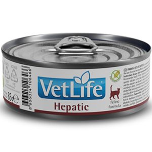 Farmina Vet Life Cat Hepatic – dietinis konservuotas pašaras katėms kepenims, 85 g