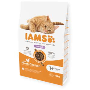 0006149 i27064 iams adult cat hairball chicken 10 kg su vistiena 1