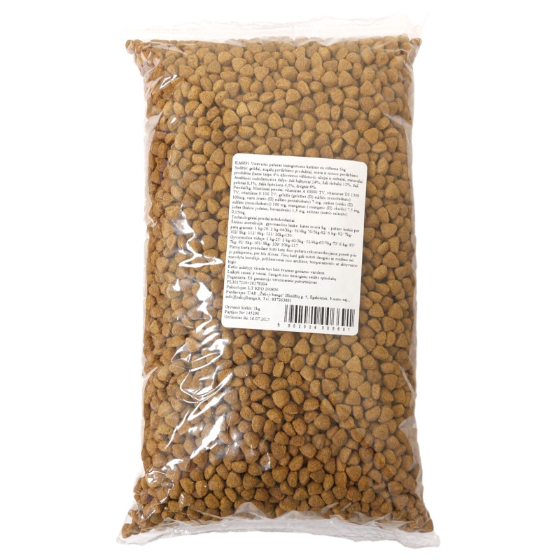 Family Cat visavertis pašaras suaugusioms katėms su vištiena 1kg