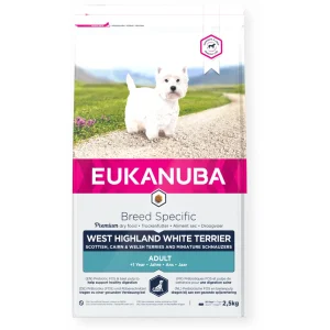 Eukanuba West Highland Terrier Adult (vištiena) 2,5kg