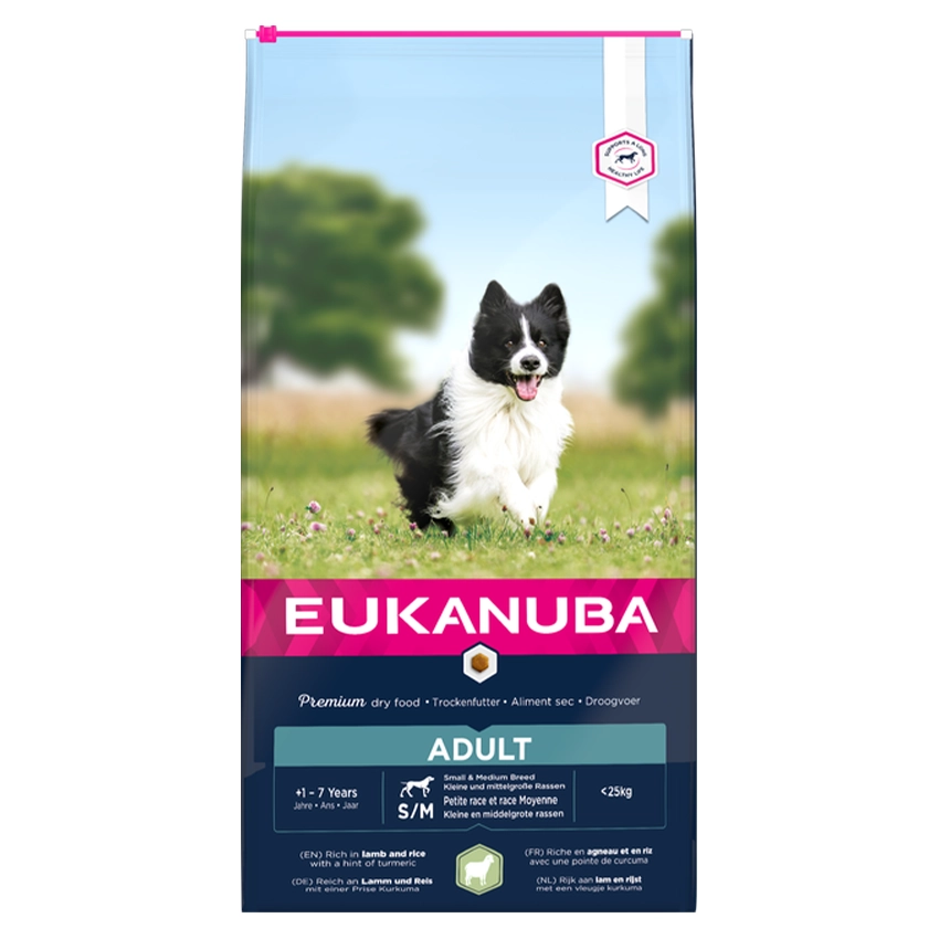 0006342 e21246 euk adult small medium breed lamb rice 25 kg 1