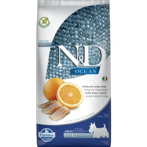 FARMINA N&D OCEAN - DOG Dry Herring&Orange ADULT MINI 7 kg