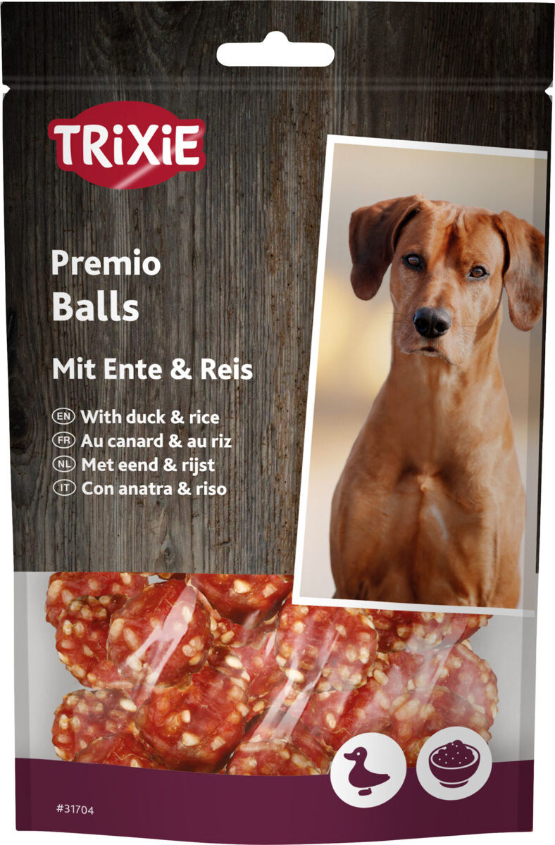 Trixie PREMIO Ryžių ir antienos rutuliukai, 80g