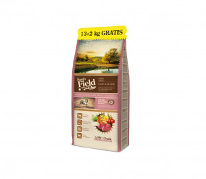 Sam's Field Light&Senior Lamb&Rice sausas pašaras vyresnio amžiaus šunims su ėriena 13+2 kg AKVANAMAI