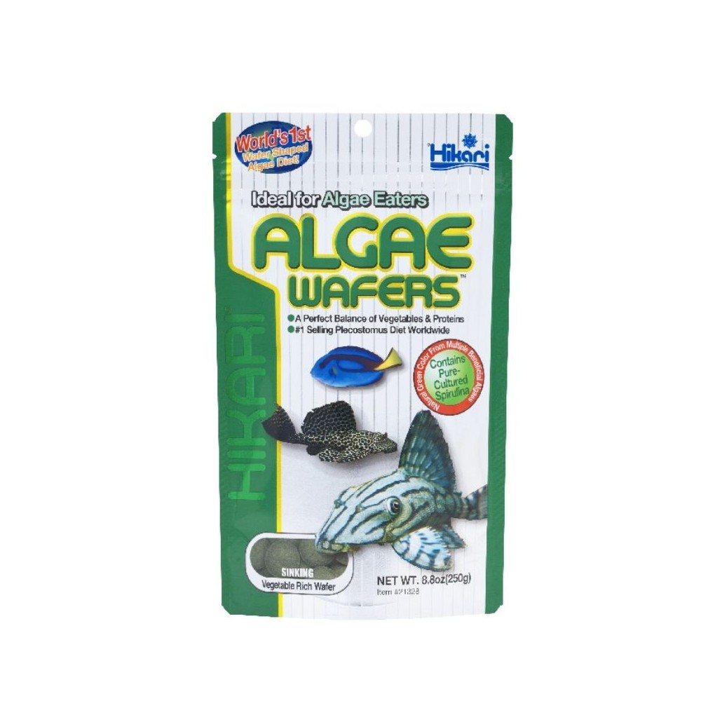 Hikari Algae Wafers visavertis pašaras dugninėms žuvims 250 g