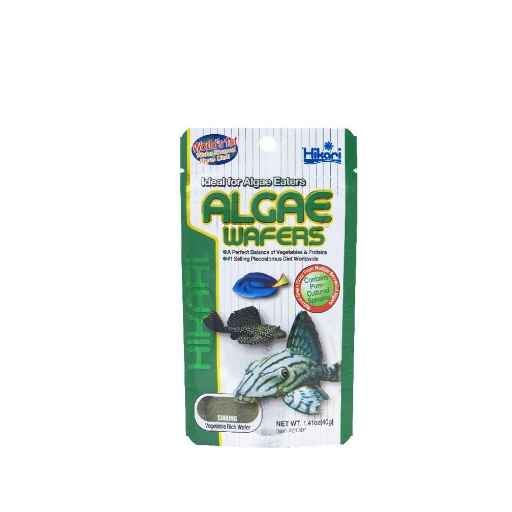 Hikari Algae Wafers visavertis pašaras dugninėms žuvims 40 g