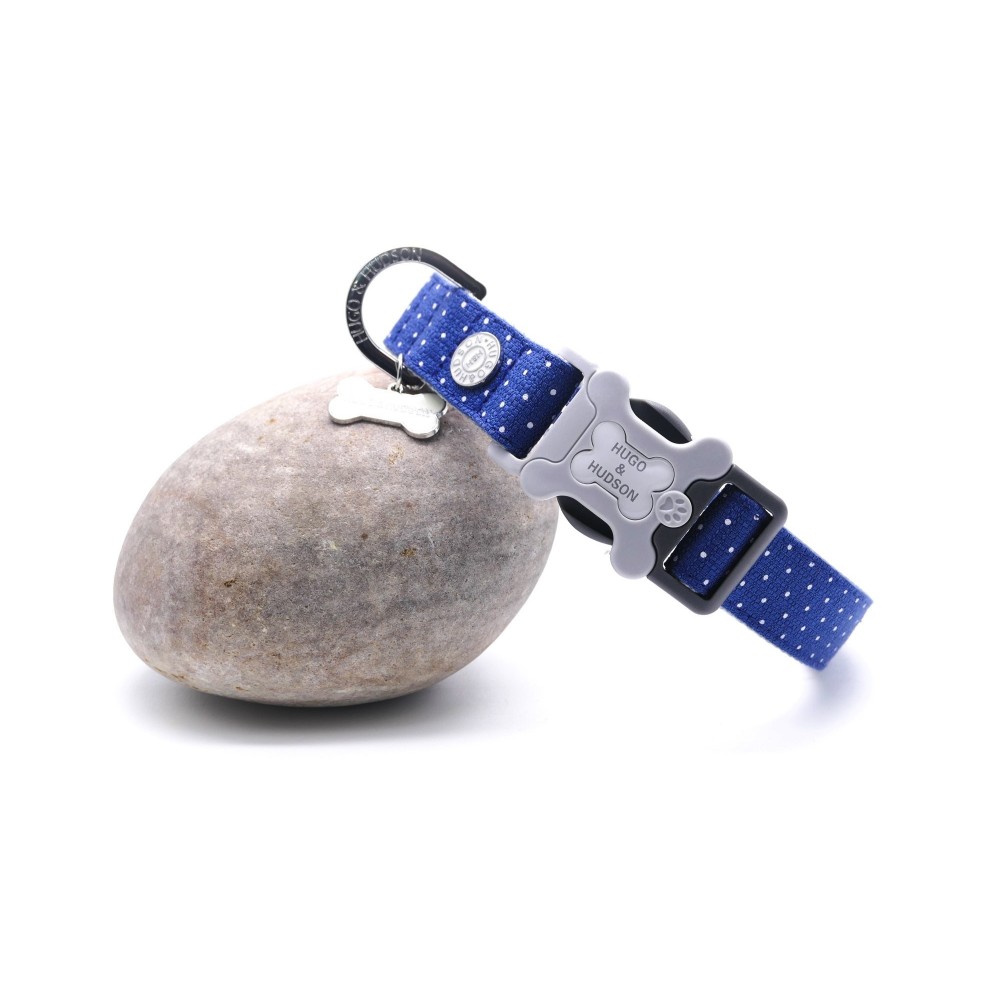 Antkaklis tamsiai mėlynas su taškeliais, M dydžio - Image 2