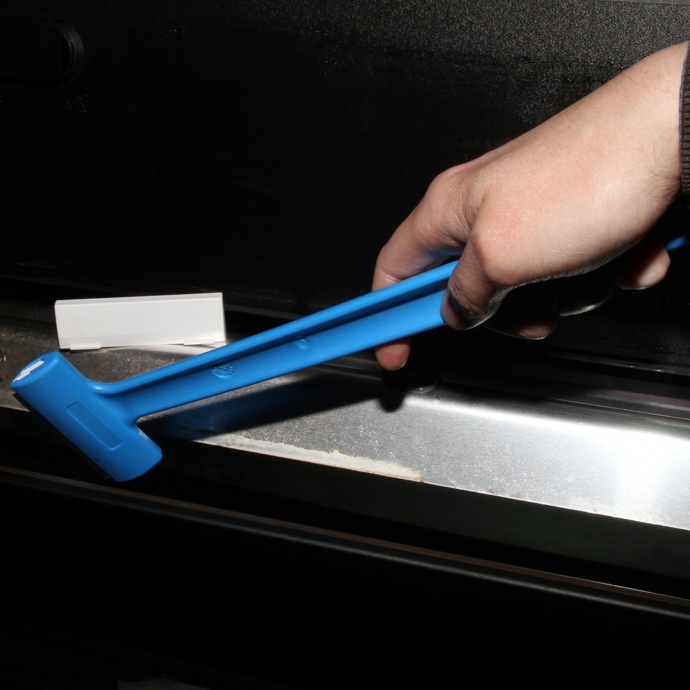 Stiklų gramdiklis ilga rankena (30 cm) su peiliuku JBL Aqua-T Handy, 7 cm - Image 2