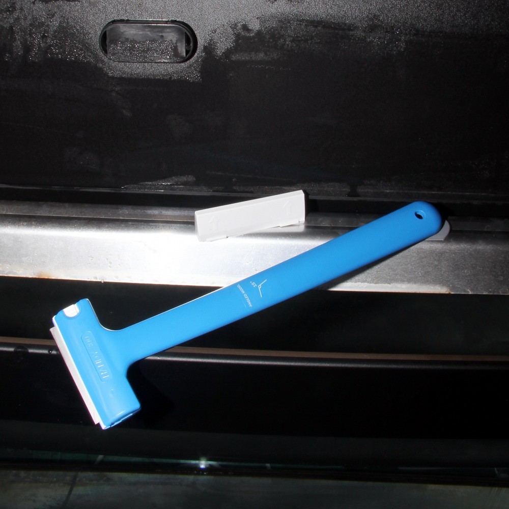 Stiklų gramdiklis ilga rankena (30 cm) su peiliuku JBL Aqua-T Handy, 7 cm - Image 3