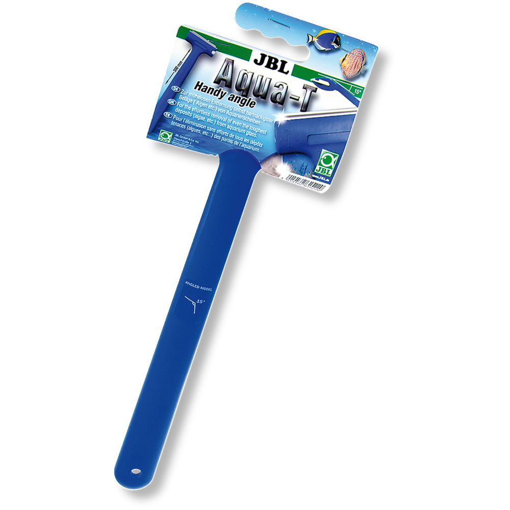 Stiklų gramdiklis ilga rankena (30 cm) su peiliuku JBL Aqua-T Handy, 7 cm