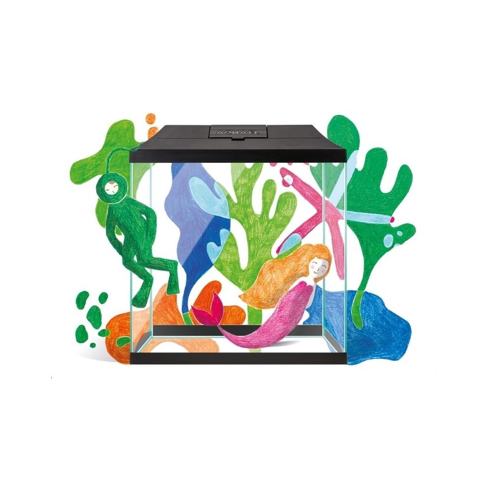 Aquael Leddy Set Mini 30 akvariumas stačiakampis su įranga, juodas, 12,6 l, 28x15x30 cm - Image 3