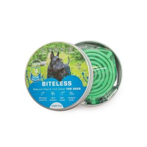 Biteless šunų antiparazitinis antkaklis, silikoninis, 70 cm