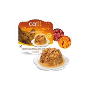 Catit Chicken Dinner konservai katėms su jautiena ir moliūgais, 80 g