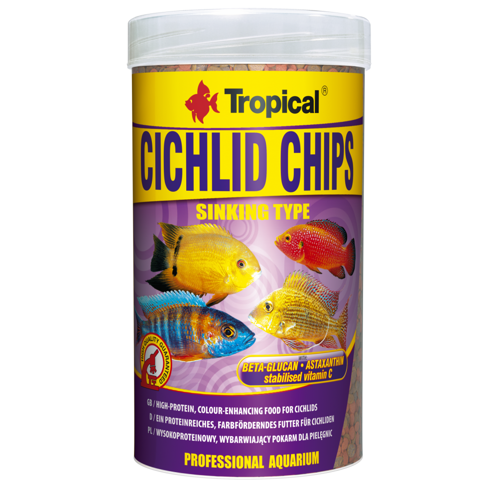 Tropical Cichlid Chips maistas ciklidams 1000 ml
